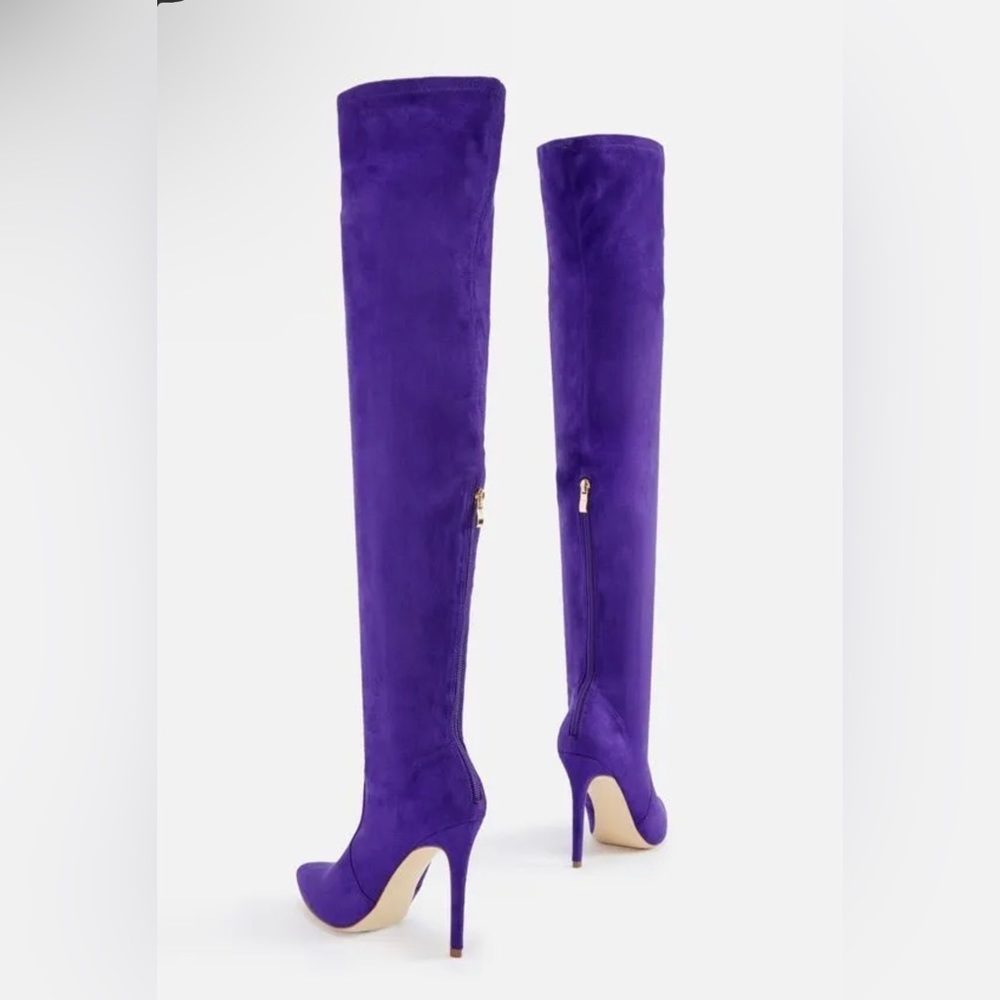 Over the Knee Boots - US 7.5 - Purple